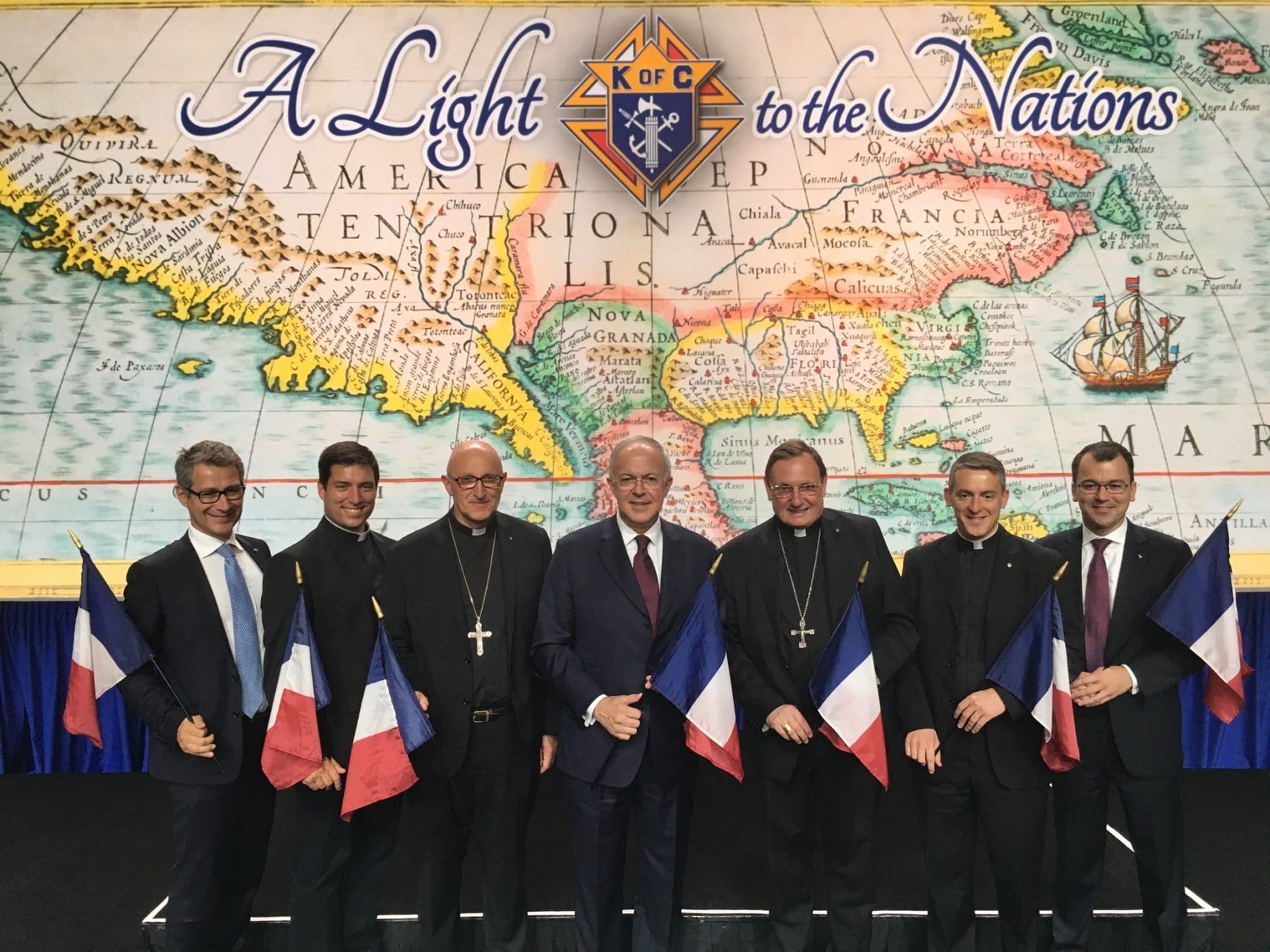 Les Chevaliers de Colomb en France Pélé des pères 44